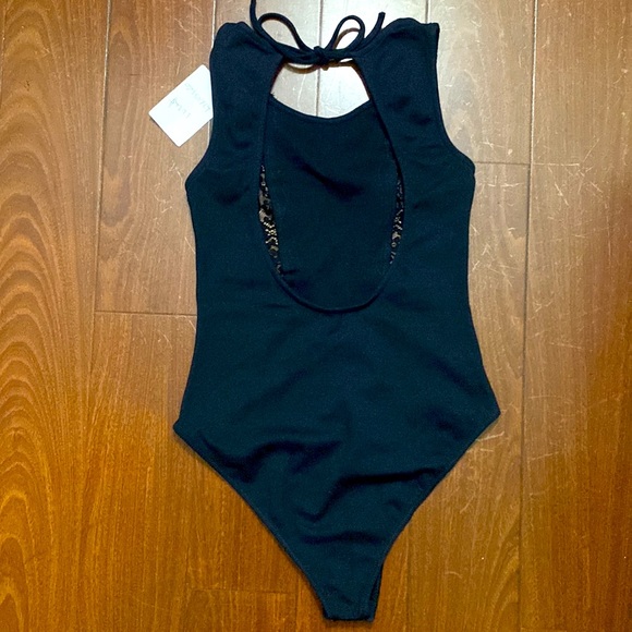 UO Out From Under Lace Side Panel Bodysuit S - Picture 3 of 6